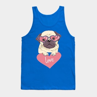 Bulldog love Tank Top